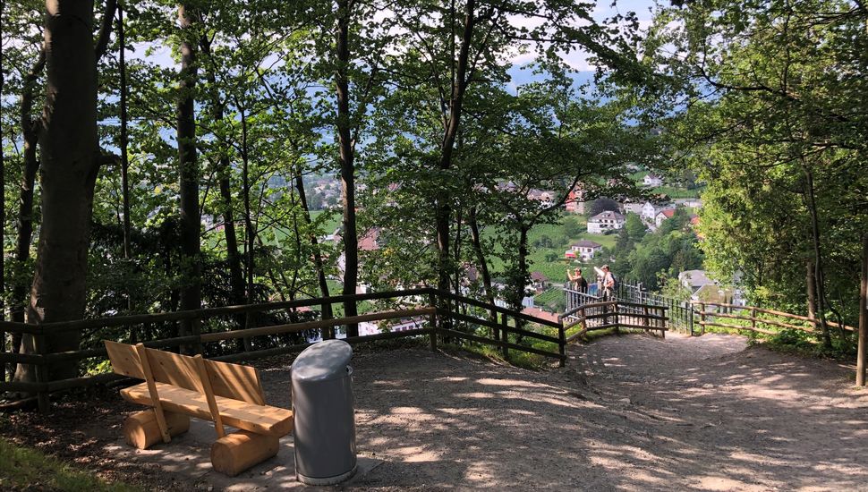 Schlossweg ins Städtle Vaduz