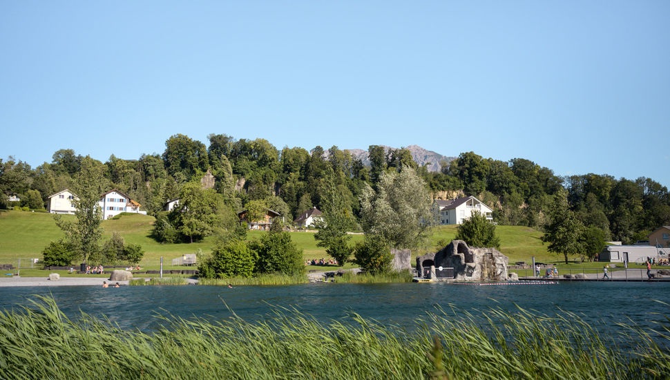 Badesee Grossabünt in Gamprin