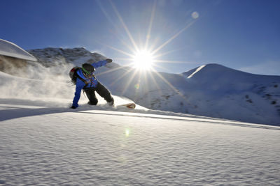 Snowboarden in Malbun