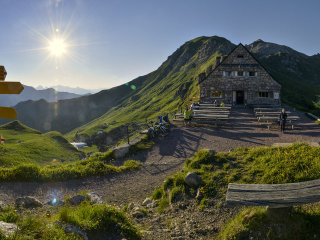 Staffelbach Pfälzerhütte Panorama