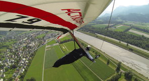 Flug über Liechtenstein