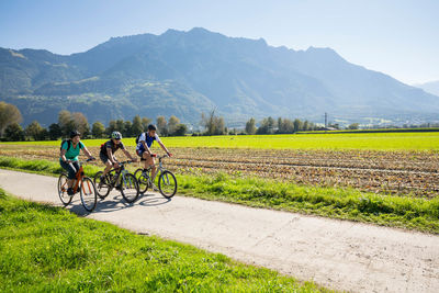 Fahrradfahren im Unterland