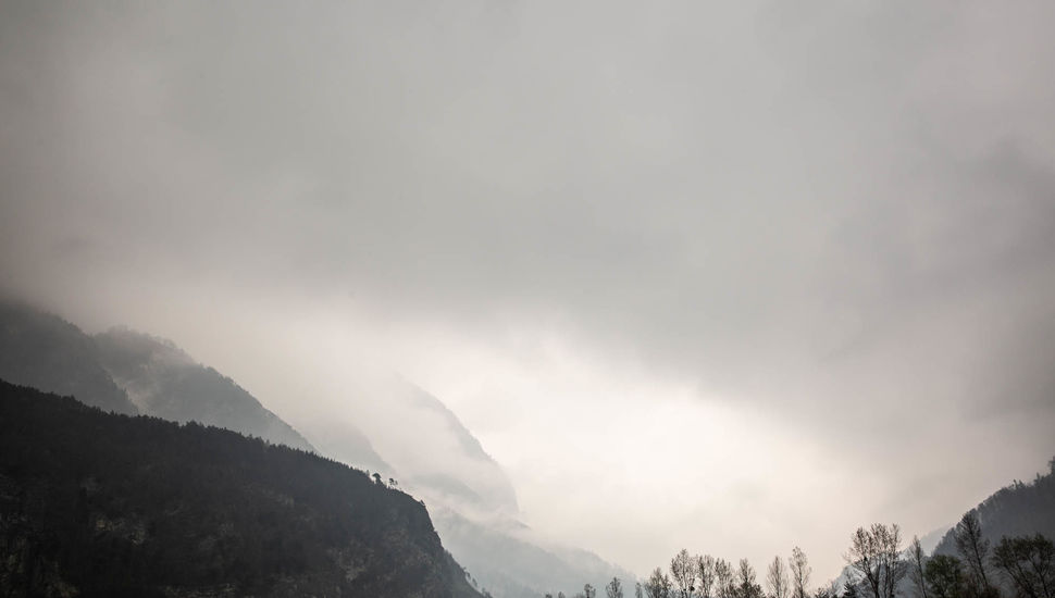 Liechtenstein’s southern border with Switzerland