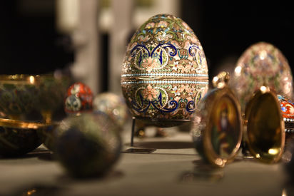 Fabergé Ei in der Schatzkammer Liechtenstein