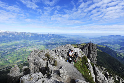 On top of the three Sisters