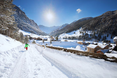 Winterwanderung in Steg