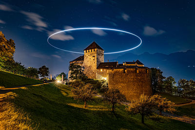 Vaduz Schloss_Lichtaufnahme