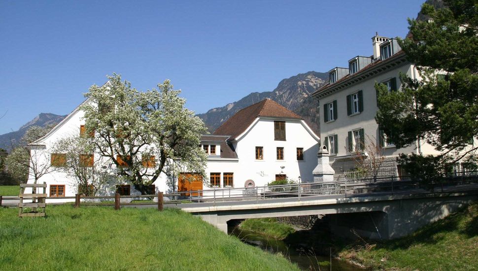 Aussenansicht der Mühle Balzers