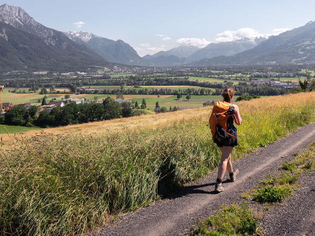 Liechtenstein Weg Eschen